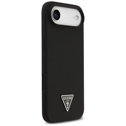 Puzdro MagSafe pre Apple iPhone 17 Air, Guess, Triangle Logo, Čierne