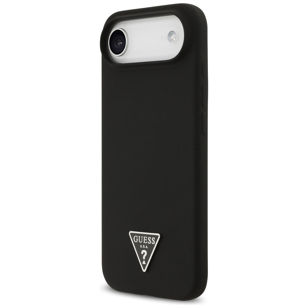 Puzdro MagSafe pre Apple iPhone 17 Air, Guess, Triangle Logo, Čierne