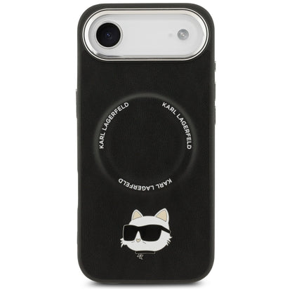 MagSafe Case for Apple iPhone 17 Air, Karl Lagerfeld, Choupette Pin, Black