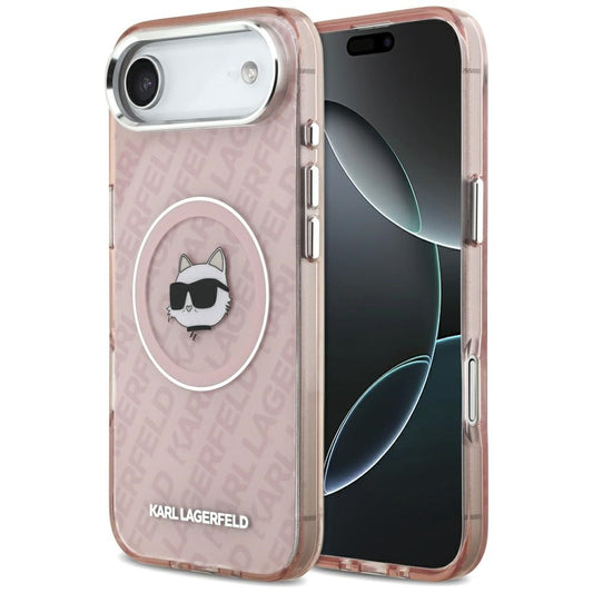 Puzdro MagSafe pre Apple iPhone 17 Air, Karl Lagerfeld, IML Choupette`s Head, Ružová