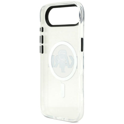 Puzdro MagSafe pre Apple iPhone 17 Air, Karl Lagerfeld, IML Sketch Logo Karl, Priehľadné