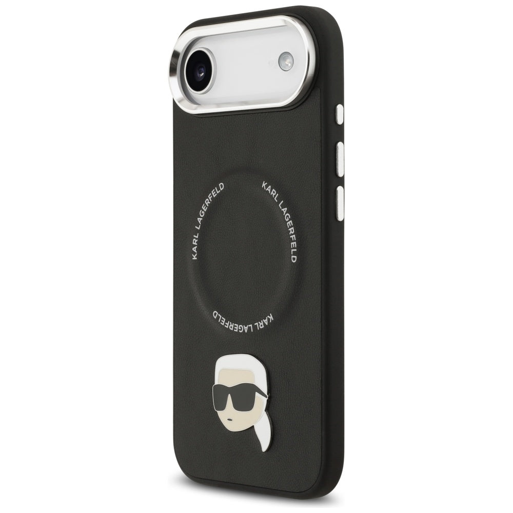 Puzdro MagSafe pre Apple iPhone 17 Air, Karl Lagerfeld, Karl Pin, Čierne
