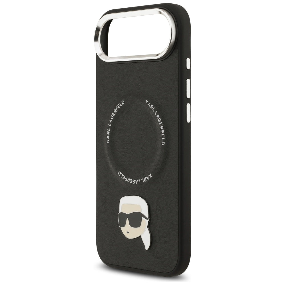 Puzdro MagSafe pre Apple iPhone 17 Air, Karl Lagerfeld, Karl Pin, Čierne