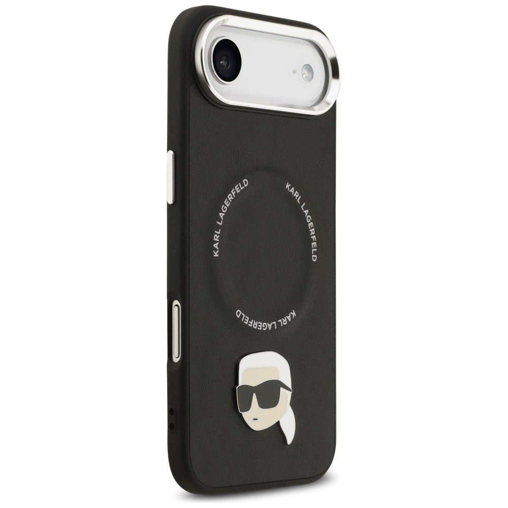Puzdro MagSafe pre Apple iPhone 17 Air, Karl Lagerfeld, Karl Pin, Čierne