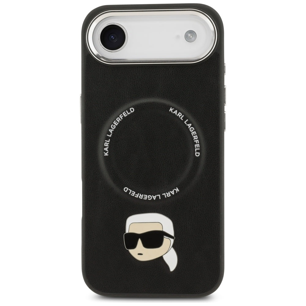 Puzdro MagSafe pre Apple iPhone 17 Air, Karl Lagerfeld, Karl Pin, Čierne
