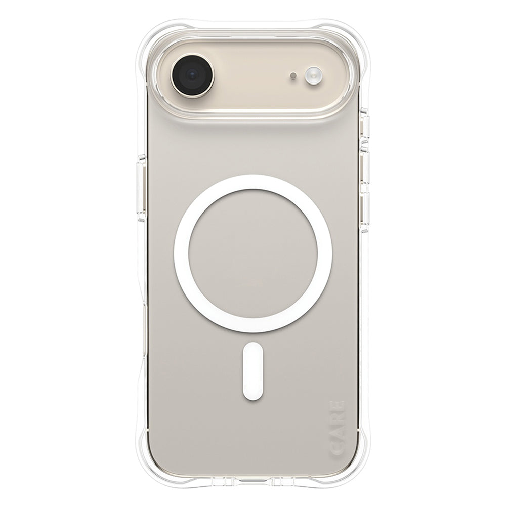 Puzdro MagSafe pre Apple iPhone 17 Air, PanzerGlass, Care Fashionable, Transparentné Biele