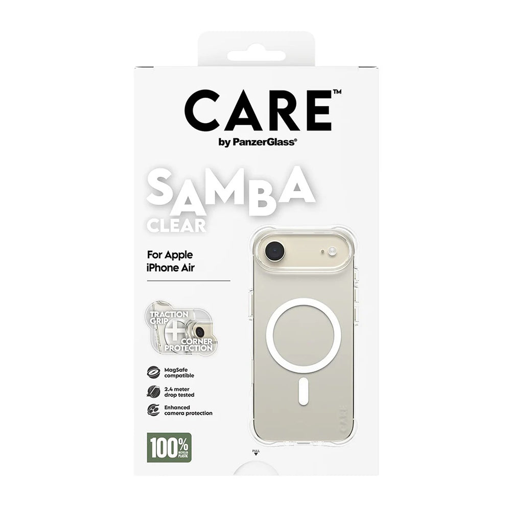 Puzdro MagSafe pre Apple iPhone 17 Air, PanzerGlass, Care Fashionable, Transparentné Biele