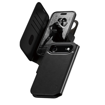 Puzdro MagSafe pre Apple iPhone 17 Air, PanzerGlass, Care Feature Tango Two-in-One, Čierne