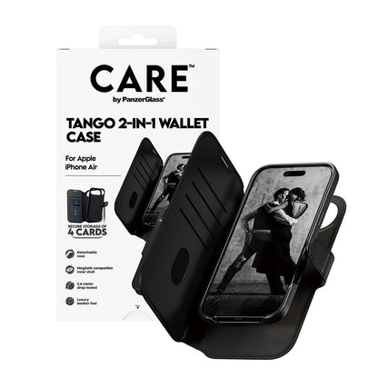 Puzdro MagSafe pre Apple iPhone 17 Air, PanzerGlass, Care Feature Tango Two-in-One, Čierne