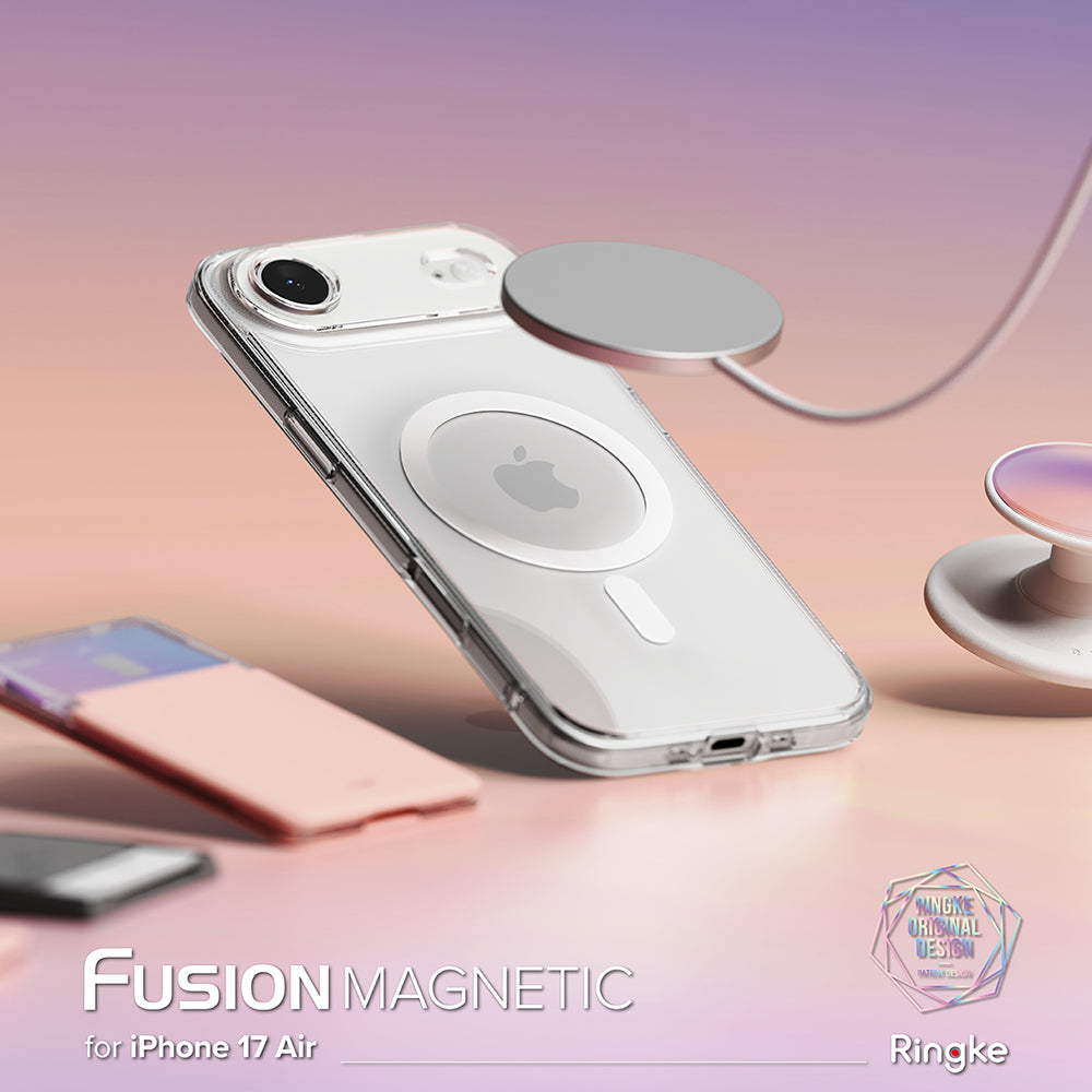 Puzdro MagSafe pre Apple iPhone 17 Air, Ringke, Fusion, Matné Transparentné