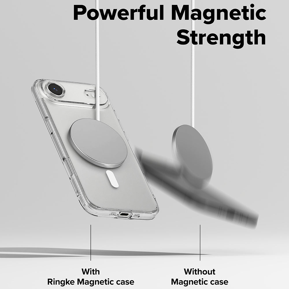 Puzdro MagSafe pre Apple iPhone 17 Air, Ringke, Fusion, Matné Transparentné