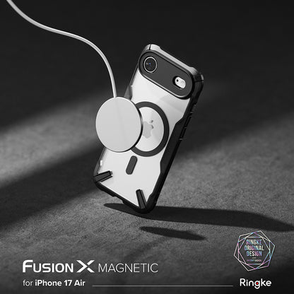 Puzdro MagSafe pre Apple iPhone 17 Air, Ringke, Fusion X, Čierne