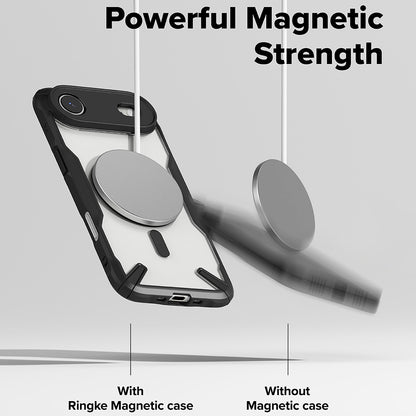 Puzdro MagSafe pre Apple iPhone 17 Air, Ringke, Fusion X, Čierne