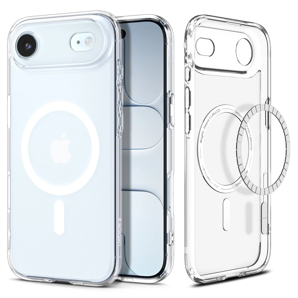 Puzdro MagSafe pre Apple iPhone 17 Air, Spigen, Ultra Hybrid, Saténová Biela