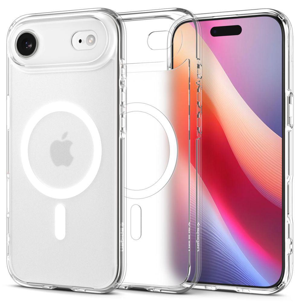Puzdro MagSafe pre Apple iPhone 17 Air, Spigen, Ultra Hybrid, Saténová Biela