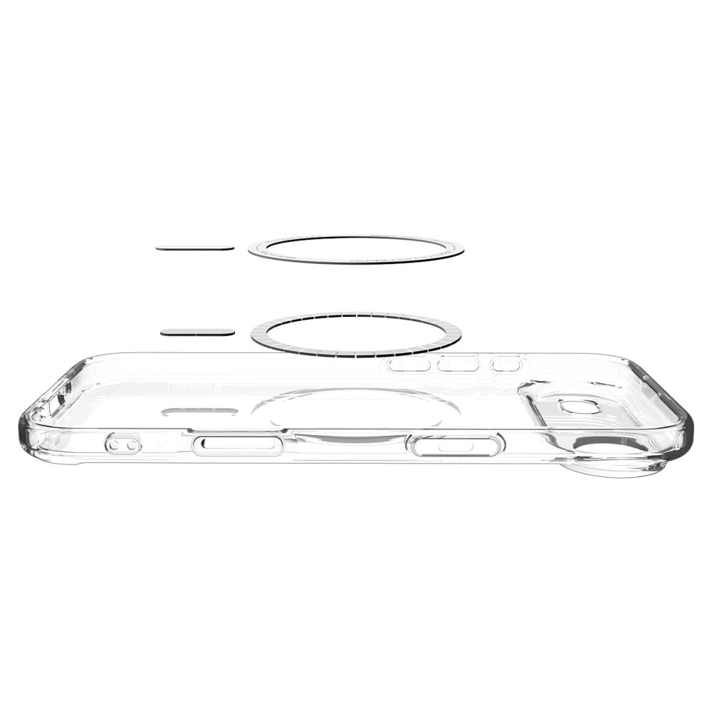 Puzdro MagSafe pre Apple iPhone 17 Air, Spigen, Ultra Hybrid, Saténová Biela