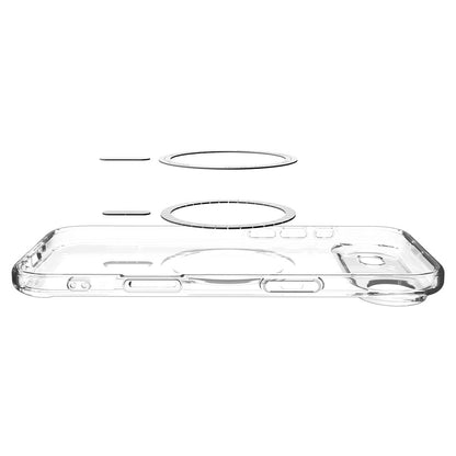 Puzdro MagSafe pre Apple iPhone 17 Air, Spigen, Ultra Hybrid, Saténová Biela