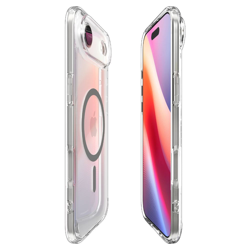 Puzdro MagSafe pre Apple iPhone 17 Air, Spigen, Ultra Hybrid, Sivé