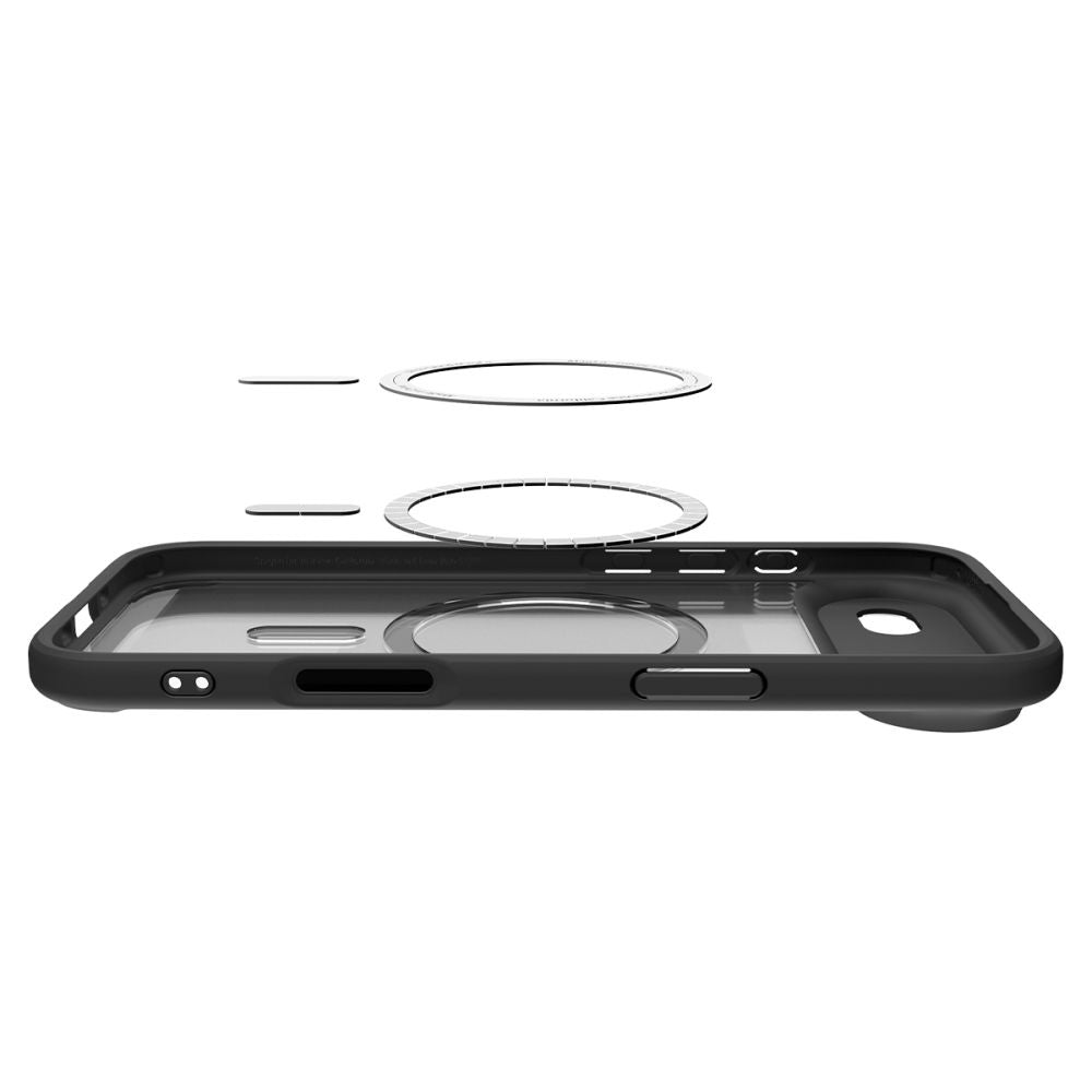 Puzdro MagSafe pre Apple iPhone 17 Air, Spigen, Ultra Hybrid, Saténová čierna