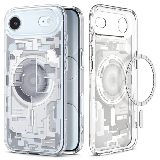 Puzdro MagSafe pre Apple iPhone 17 Air, Spigen, Ultra Hybrid Zero One, Biela