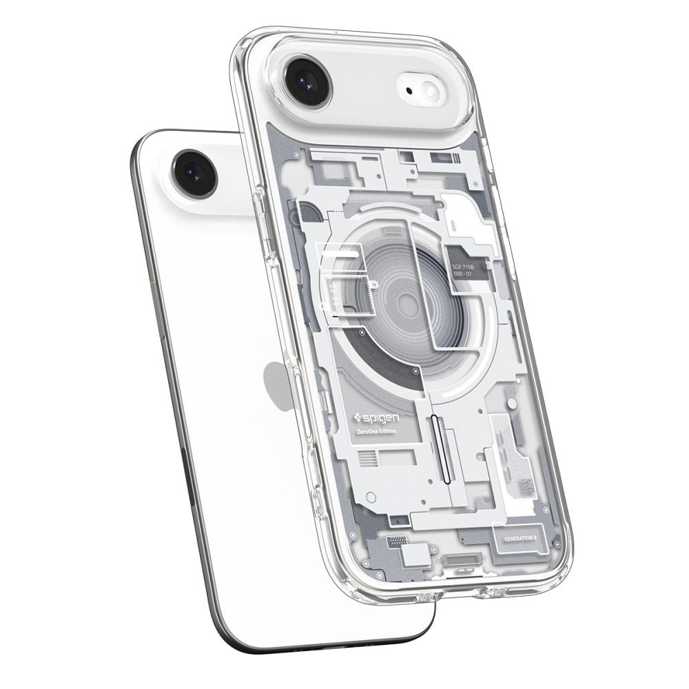 Puzdro MagSafe pre Apple iPhone 17 Air, Spigen, Ultra Hybrid Zero One, Biela