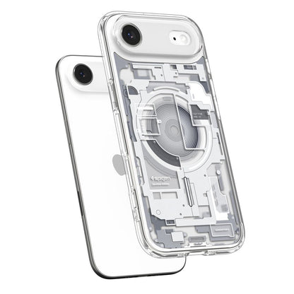 Puzdro MagSafe pre Apple iPhone 17 Air, Spigen, Ultra Hybrid Zero One, Biela