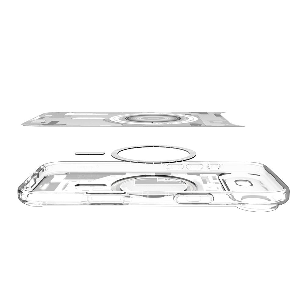 Puzdro MagSafe pre Apple iPhone 17 Air, Spigen, Ultra Hybrid Zero One, Biela