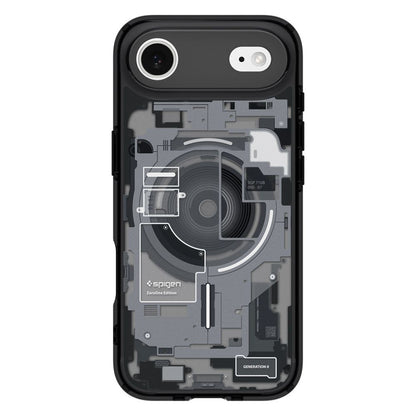 Puzdro MagSafe pre Apple iPhone 17 Air, Spigen, Ultra Hybrid Zero One, Čierne