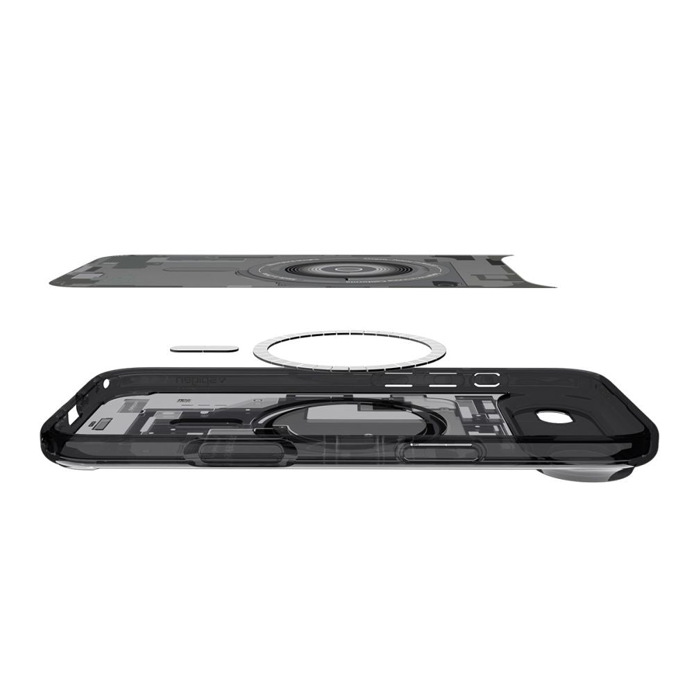 Puzdro MagSafe pre Apple iPhone 17 Air, Spigen, Ultra Hybrid Zero One, Čierne