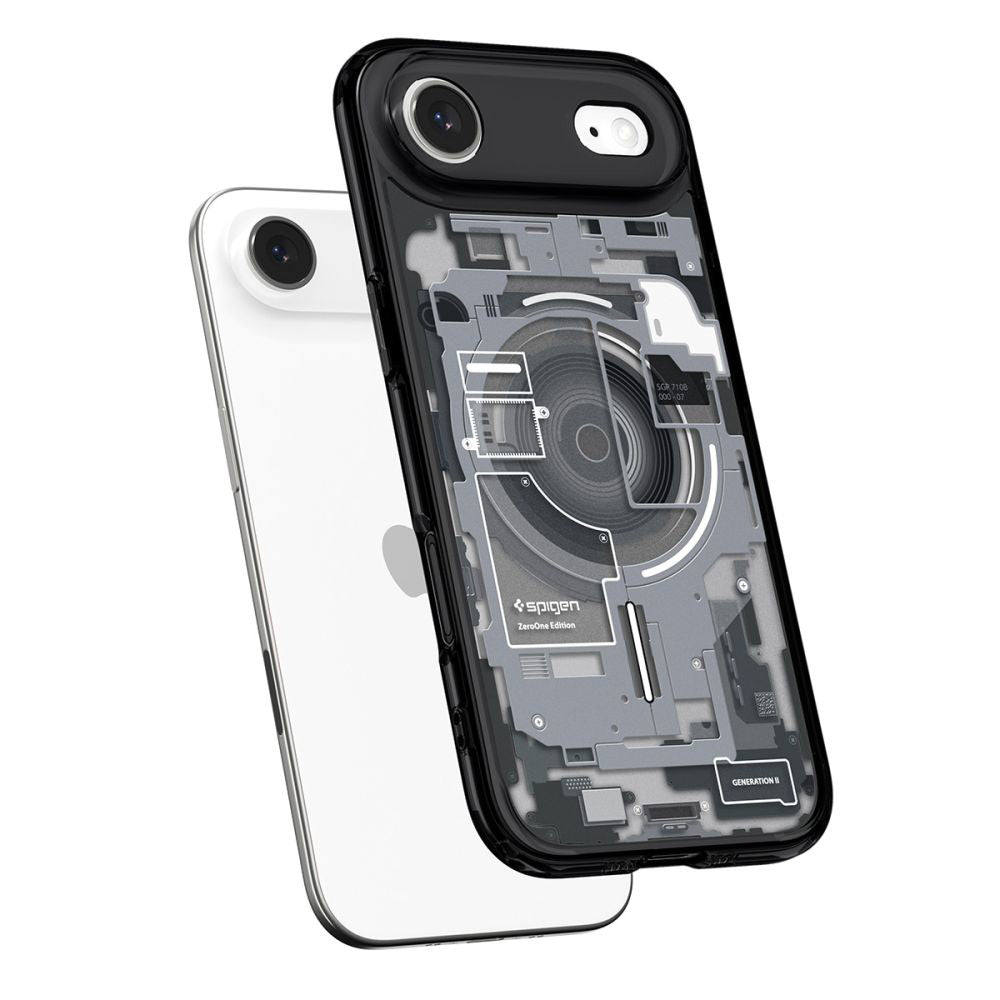 Puzdro MagSafe pre Apple iPhone 17 Air, Spigen, Ultra Hybrid Zero One, Čierne