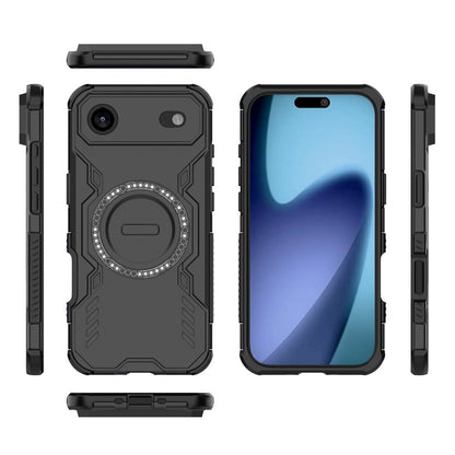 Puzdro MagSafe pre Apple iPhone 17 Air, Techsuit, ArmorMag, Čierne