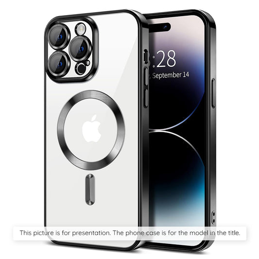 Puzdro MagSafe pre Apple iPhone 17 Air, Techsuit, Luxury Crystal, Čierne