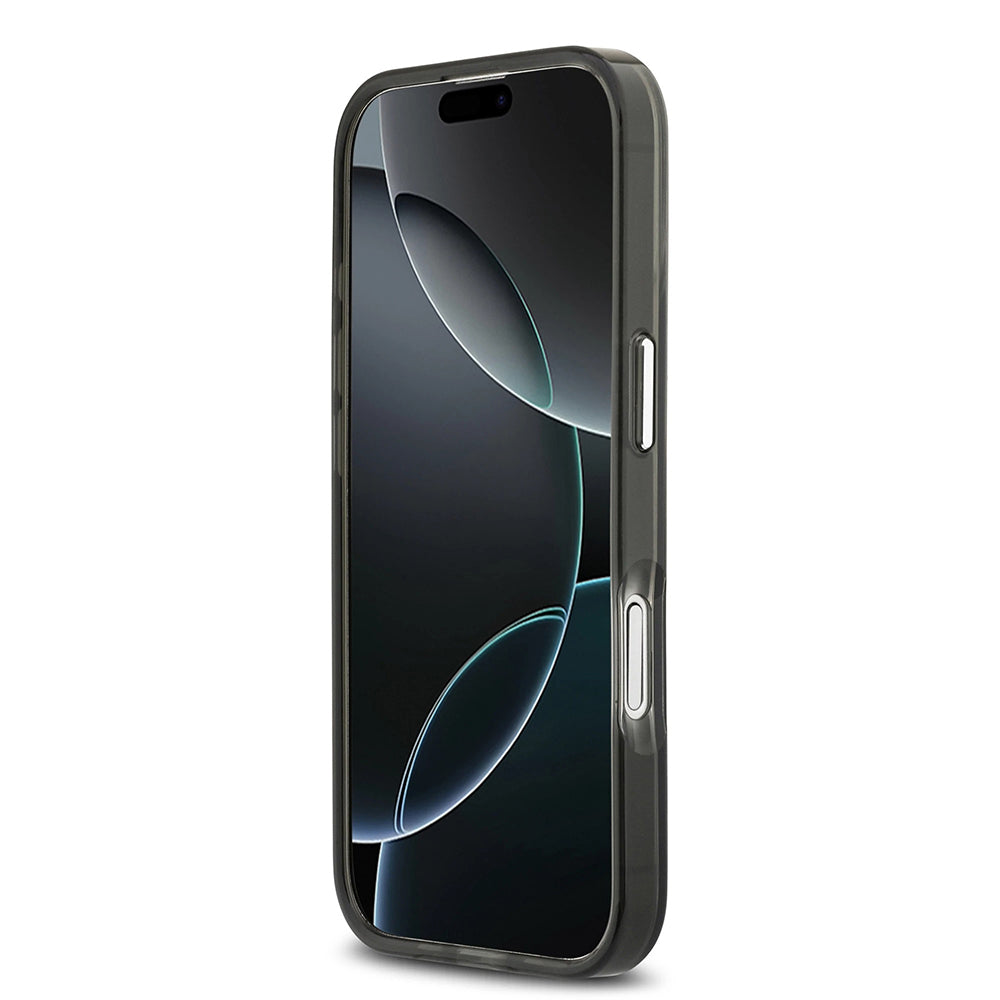 Puzdro MagSafe pre Apple iPhone 17, Guess, IML Gradient Triangle Logo, Čierne