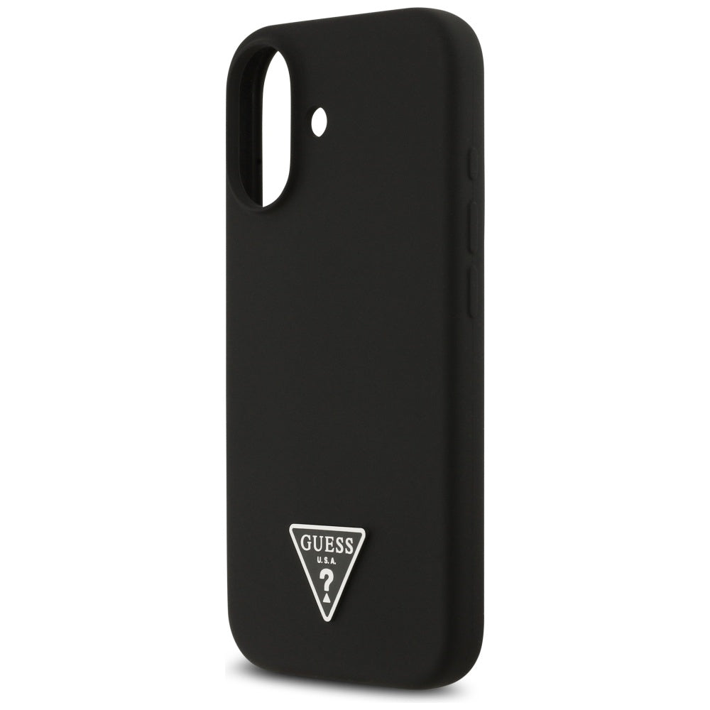 Puzdro MagSafe pre Apple iPhone 17, Guess, Triangle Logo, Čierne
