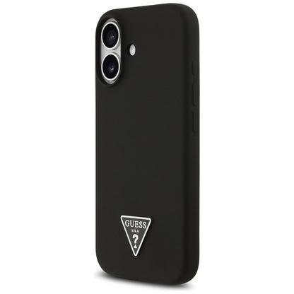 Puzdro MagSafe pre Apple iPhone 17, Guess, Triangle Logo, Čierne
