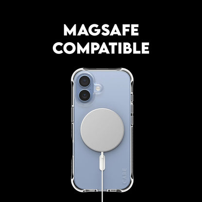 Puzdro MagSafe pre Apple iPhone 17, PanzerGlass, Care Fashionable, Biela Transparentná