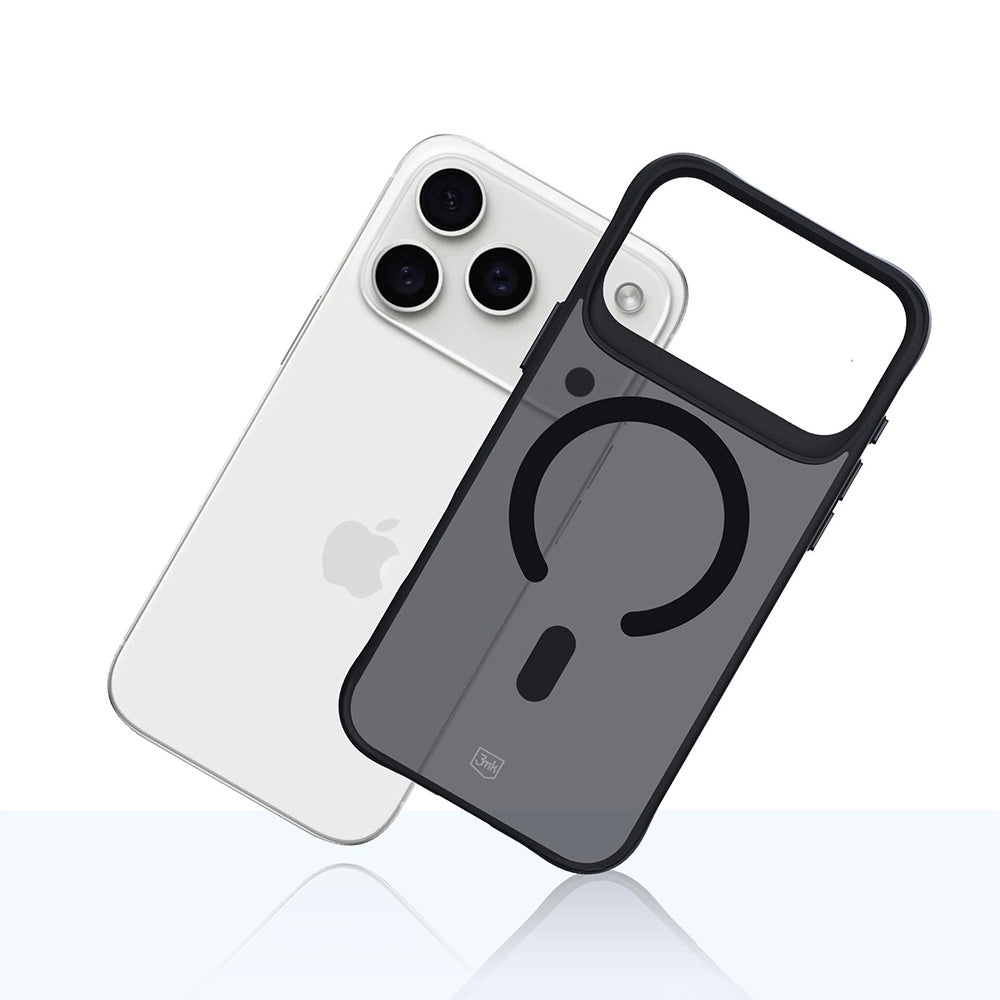 Puzdro MagSafe pre Apple iPhone 17 Pro, 3MK, Smoke MagCase, Čierne