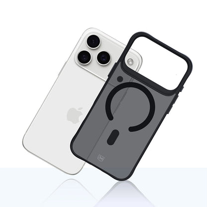 Puzdro MagSafe pre Apple iPhone 17 Pro, 3MK, Smoke MagCase, Čierne