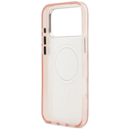 Puzdro MagSafe pre Apple iPhone 17 Pro, Karl Lagerfeld, IML Aquarelle Logo Choupette, Ružová