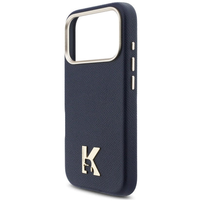 MagSafe Case for Apple iPhone 17 Pro, Karl Lagerfeld, Karl Head Logo, Blue