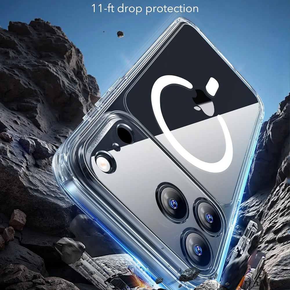 Puzdro MagSafe pre Apple iPhone 17 Pro Max, ESR, Classic Hybrid, Transparent