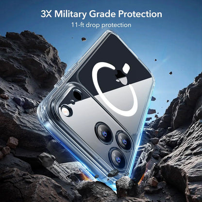 Puzdro MagSafe pre Apple iPhone 17 Pro Max, ESR, Classic Hybrid so Screen Protector, Transparentné