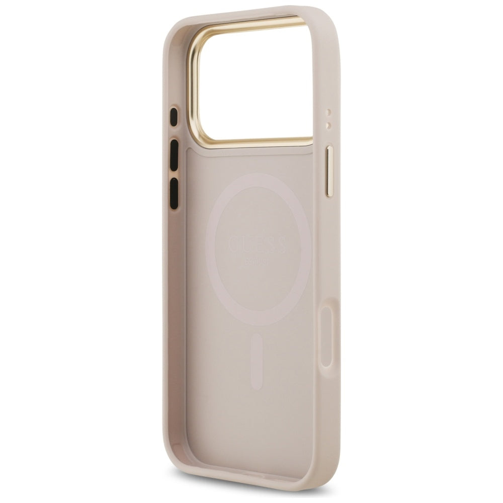 MagSafe Case for Apple iPhone 17 Pro Max, Guess, 4G Stripe, Pink