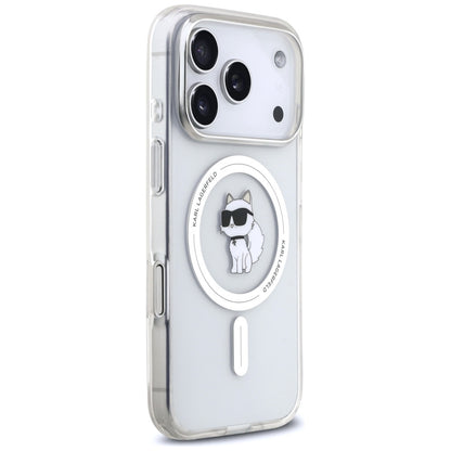 Puzdro MagSafe pre Apple iPhone 17 Pro Max, Karl Lagerfeld, IML Choupette, Priehľadné