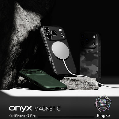 Puzdro MagSafe pre Apple iPhone 17 Pro Max, Ringke, Onyx, Čierne