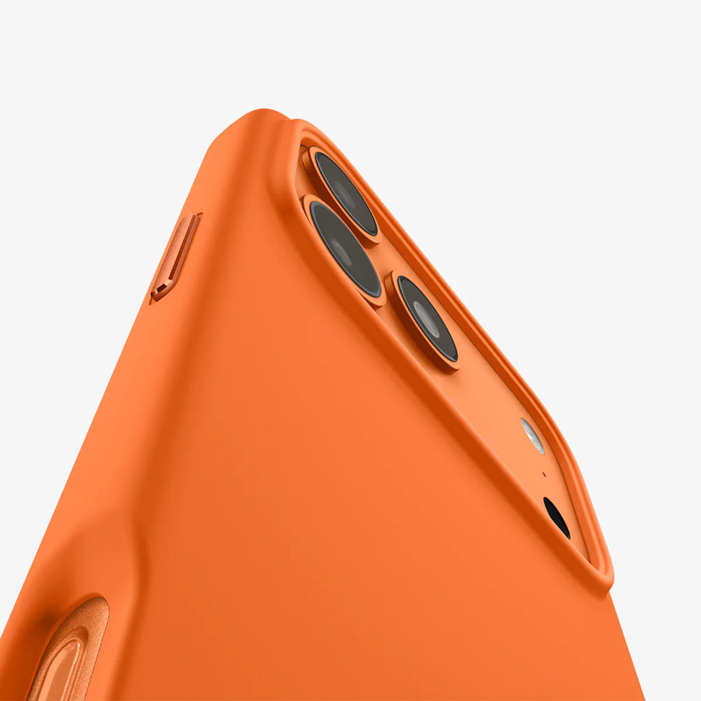 MagSafe puzdro pre Apple iPhone 17 Pro Max, Spigen, Silicone Fit, Oranžové ACS11378