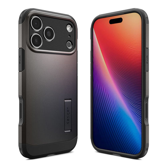 Puzdro MagSafe pre Apple iPhone 17 Pro Max, Spigen, Tough Armor T, Sivé