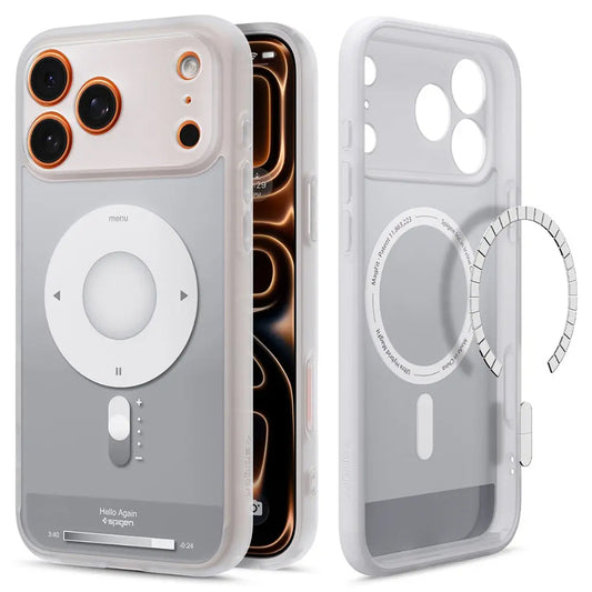 MagSafe Case for Apple iPhone 17 Pro Max, Spigen, Ultra Hybrid Classic, Silver