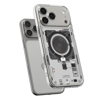 Puzdro MagSafe pre Apple iPhone 17 Pro Max, Spigen, Ultra Hybrid Neo One, Priehľadné