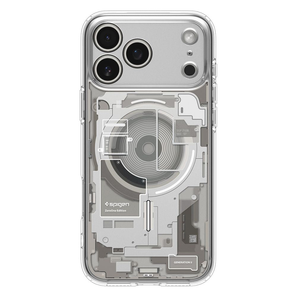 Puzdro MagSafe pre Apple iPhone 17 Pro Max, Spigen, Ultra Hybrid Zero One, Béžová